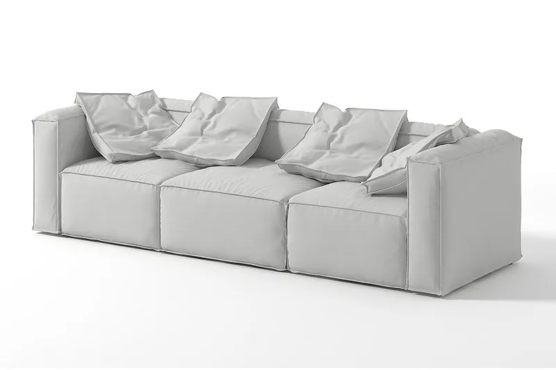 Oceanis Hörnmodul/armstödsmodul höger - Beige - Möbler - Soffa - Modulsoffa - Övriga moduler till modulsoffa