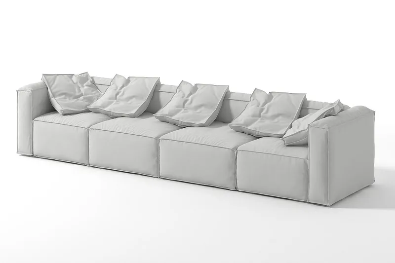 Oceanis Hörnmodul/armstödsmodul höger - Beige - Möbler - Soffa - Modulsoffa - Övriga moduler till modulsoffa