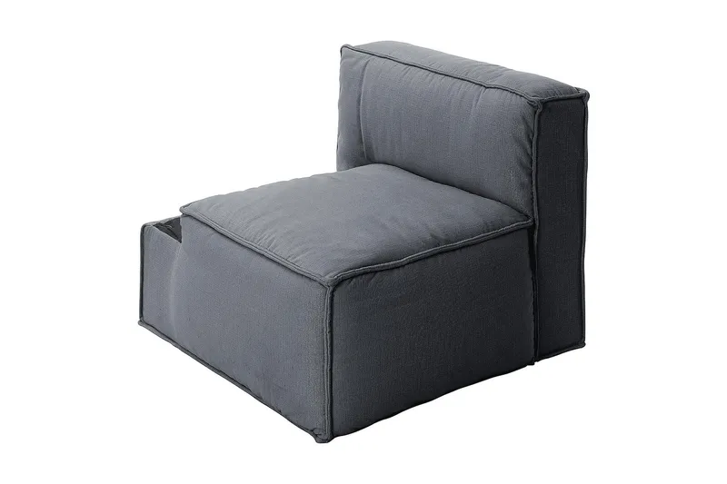 Oceanis Hörnmodul/armstödsmodul höger - Ljusgrå - Möbler - Soffa - Modulsoffa - Övriga moduler till modulsoffa