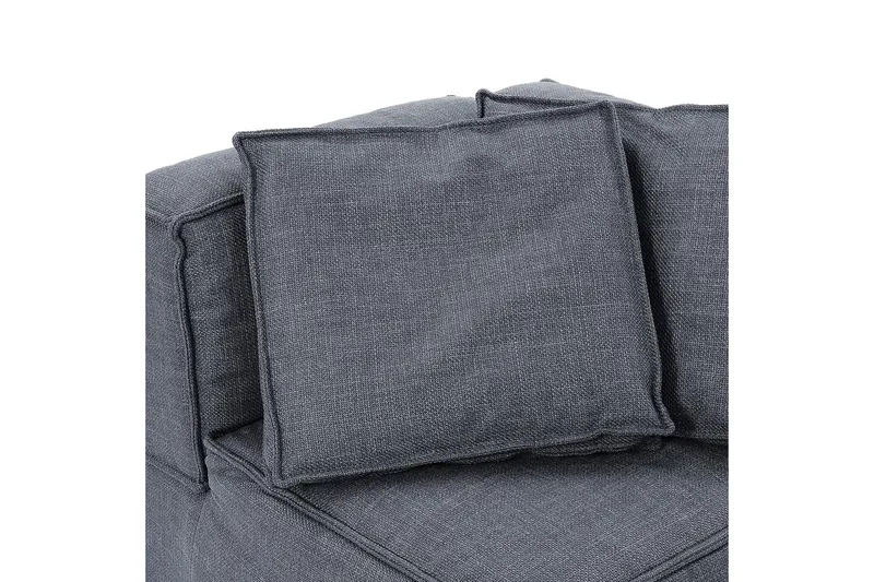 Oceanis Hörnmodul/armstödsmodul höger - Mörkgrå - Möbler - Soffa - Modulsoffa - Övriga moduler till modulsoffa