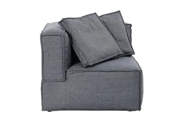 Oceanis Hörnmodul/armstödsmodul höger - Mörkgrå - Möbler - Soffa - Modulsoffa - Övriga moduler till modulsoffa