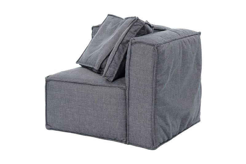 Oceanis Hörnmodul/armstödsmodul höger - Mörkgrå - Möbler - Soffa - Modulsoffa - Hörnmodul