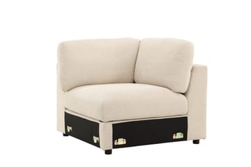 Hörnmodul Salerno i Tyg - Beige - Möbler - Soffa - Modulsoffa - Hörnmodul