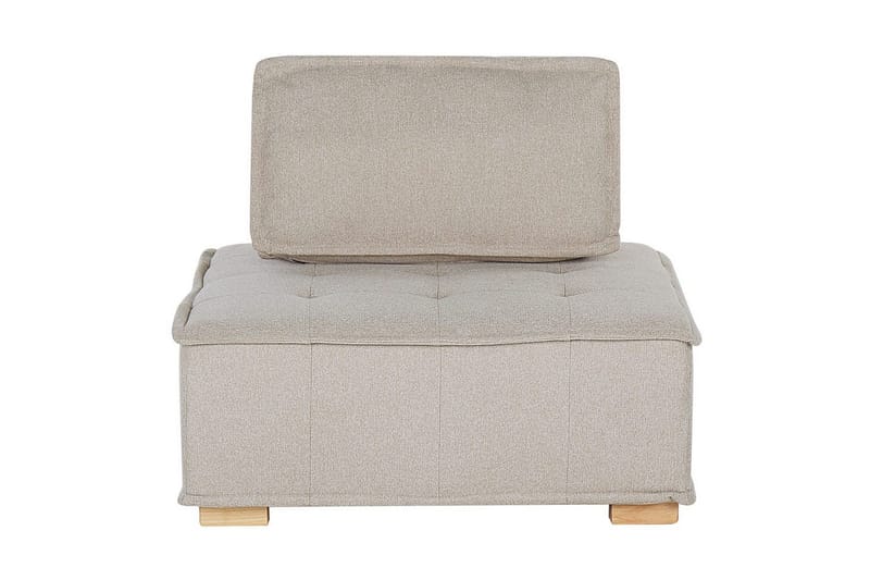 Hörnsoffa Tibro Beige/ljust trä - Beige/ljust trä - Möbler - Soffa - Modulsoffa - Komplett modulsoffa