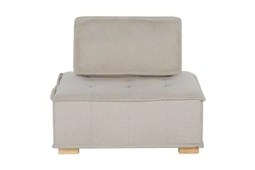 Hörnsoffa Tibro Beige/ljust trä - Beige/ljust trä - Möbler - Soffa - Modulsoffa - Komplett modulsoffa