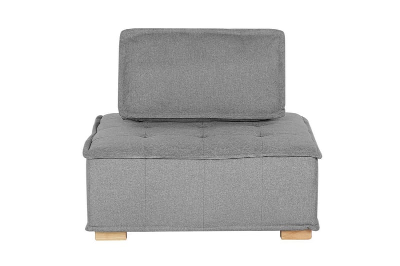 Hörnsoffa Tibro Grå/ljust trä - Grå/ljust trä - Möbler - Soffa - Modulsoffa - Komplett modulsoffa