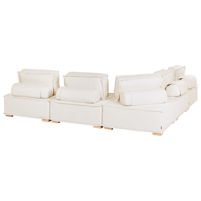 Hörnsoffa Tibro Högervänd - Off-White - Möbler - Soffa - Modulsoffa - Komplett modulsoffa