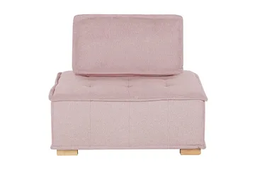 Hörnsoffa Tibro Rosa/ljust trä - Rosa/ljust trä - Möbler - Soffa - Modulsoffa - Komplett modulsoffa