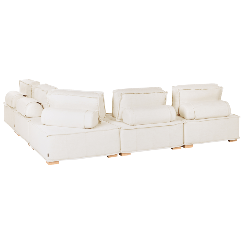 Hörnsoffa Tibro Vänstervänd - Off-white - Möbler - Soffa - Modulsoffa - Komplett modulsoffa