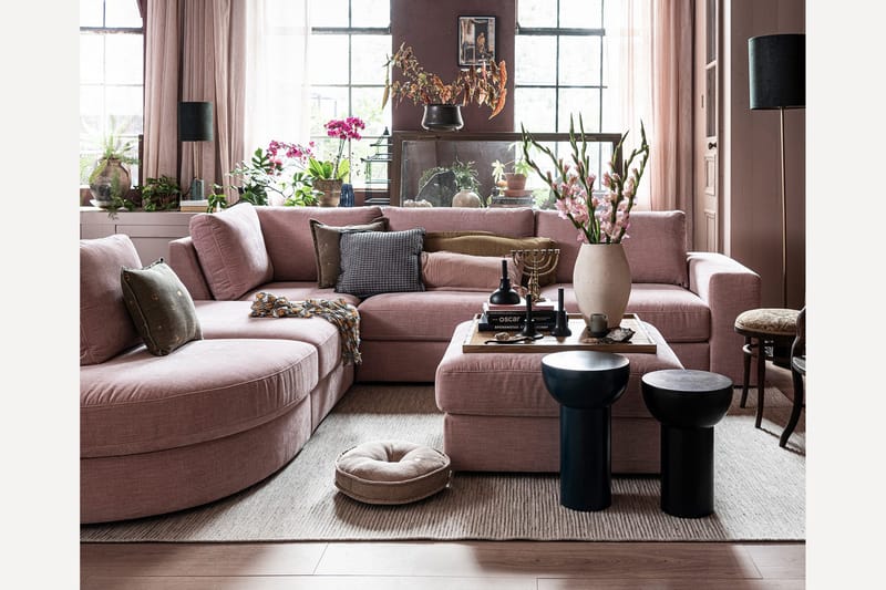 Kielstra Vänstermodul - Rosa - Möbler - Soffa - Modulsoffa - Övriga moduler till modulsoffa