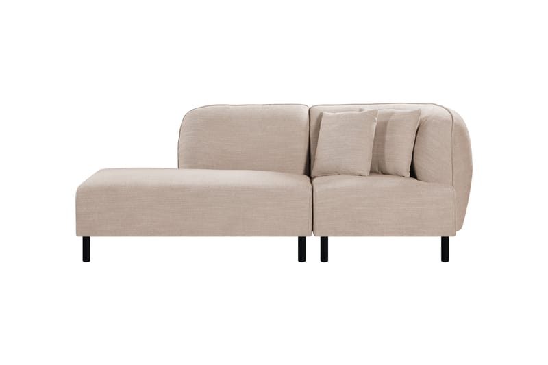 2-sits Modulsoffa Whitfield med Schäslong - Beige - Möbler - Soffa - Modulsoffa - Komplett modulsoffa