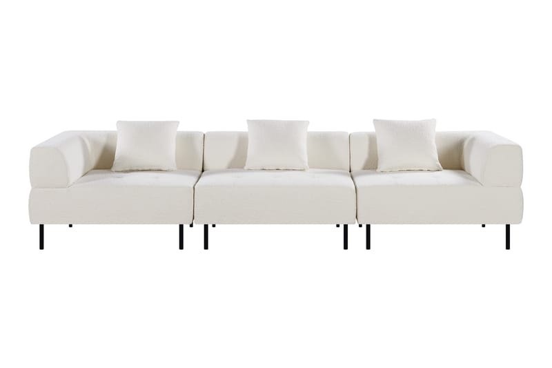 3-sits Modulsoffa Bunbury - Vit - Komplett modulsoffa