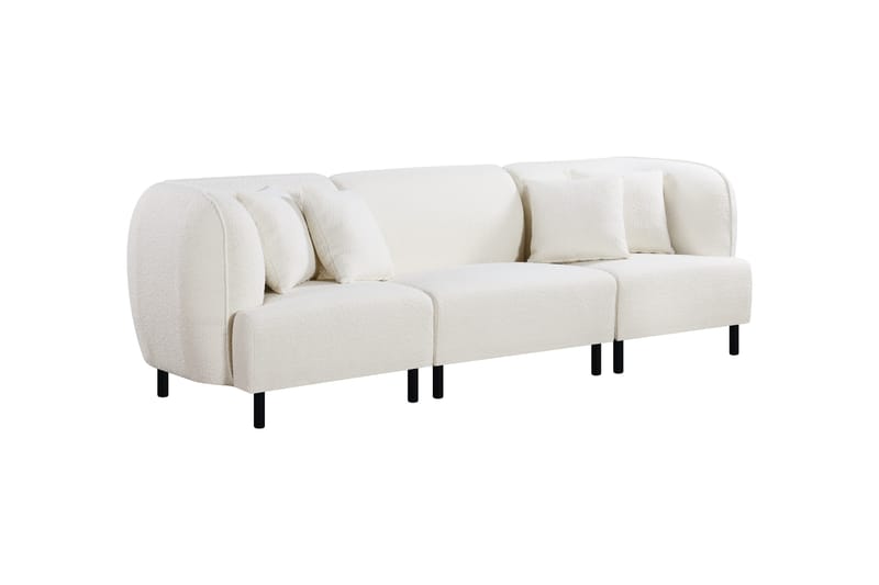 3-sits Modulsoffa Whitfield - Vit - Komplett modulsoffa