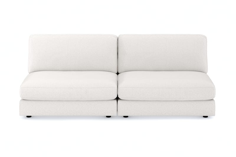 Arken 4-sits Modulsoffa i Bouclé - Vit - Möbler - Soffa - Modulsoffa - Komplett modulsoffa