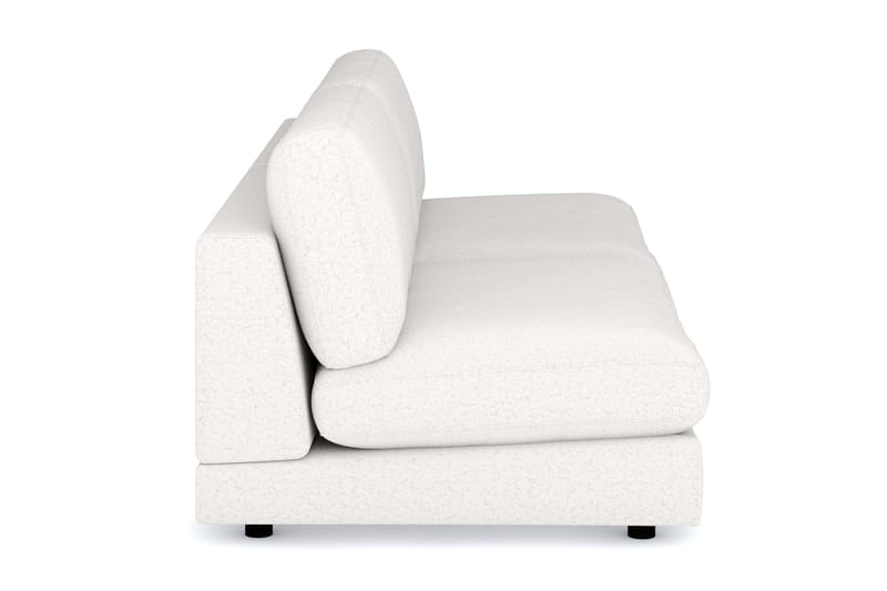 Arken 4-sits Modulsoffa i Bouclé - Vit - Möbler - Soffa - Modulsoffa - Komplett modulsoffa