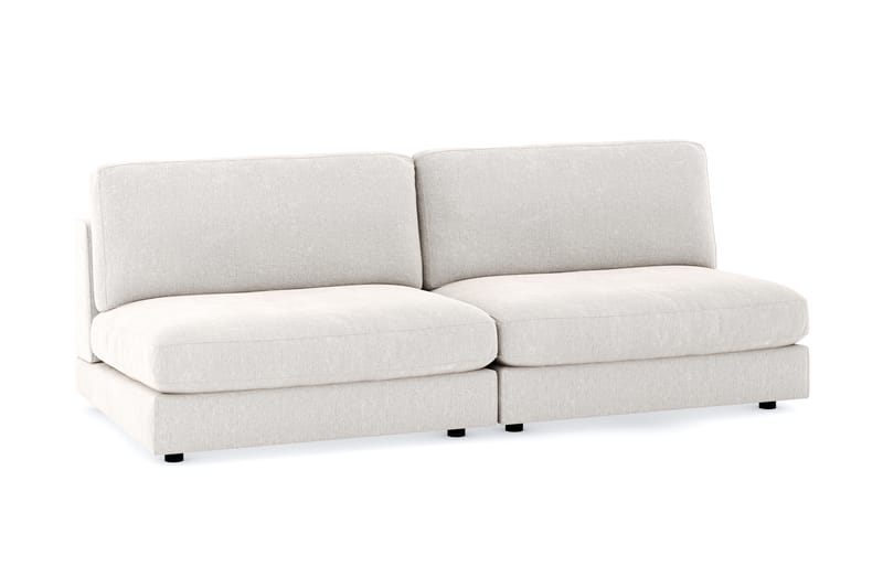 Arken 4-sits Modulsoffa i Sammet - Krämvit - Möbler - Soffa - Modulsoffa - Komplett modulsoffa
