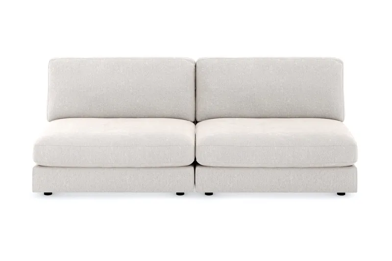 Arken 4-sits Modulsoffa i Sammet, Krämvit