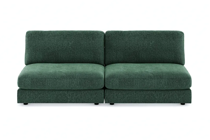 Arken 4-sits Modulsoffa i Sammet, Mörkgrön