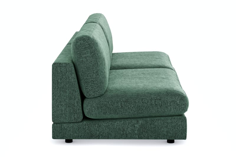 Arken 4-sits Modulsoffa i Sammet - Mörkgrön - Möbler - Soffa - Modulsoffa - Komplett modulsoffa