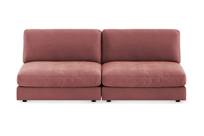 Arken 4-sits Modulsoffa i Sammet - Rosa - Möbler - Soffa - Modulsoffa - Komplett modulsoffa