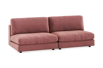 Arken 4-sits Modulsoffa i Sammet - Rosa - Möbler - Soffa - Modulsoffa - Komplett modulsoffa