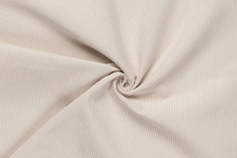 Arken 6-sits U-formad Modulsoffa + Fotpall i Manchester - Beige - Möbler - Soffa - Modulsoffa - Komplett modulsoffa