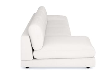 Arken 6-sits Vändbar U-formad Modulsoffa med Divan + Fotpall i Bouclé - Vit - Möbler - Soffa - Modulsoffa - Komplett modulsoffa