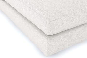 Arken 6-sits Vändbar U-formad Modulsoffa med Divan + Fotpall i Bouclé - Vit - Möbler - Soffa - Modulsoffa - Komplett modulsoffa