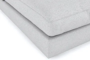 Arken 6-sits Vändbar U-formad Modulsoffa med Divan + Fotpall i Tyg - Ljusgrå - Möbler - Soffa - Modulsoffa - Komplett modulsoffa