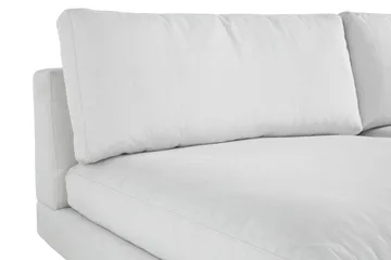 Arken 6-sits Vändbar U-formad Modulsoffa med Divan + Fotpall i Tyg - Ljusgrå - Möbler - Soffa - Modulsoffa - Komplett modulsoffa