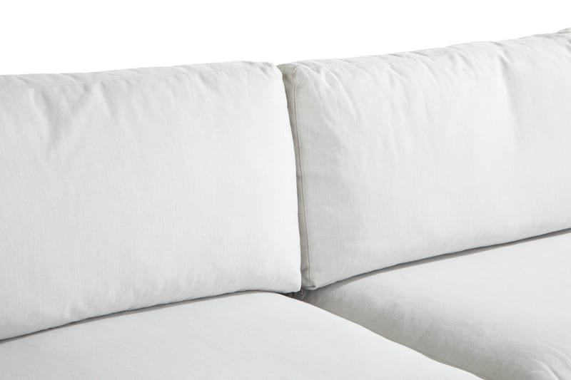 Arken 6-sits Vändbar U-formad Modulsoffa med Divan + Fotpall i Tyg - Ljusgrå - Möbler - Soffa - Modulsoffa - Komplett modulsoffa