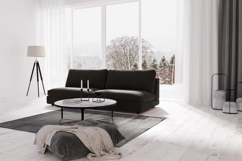 Arken Modulsoffa 3-sits - Linnesvart - Möbler - Soffa - Modulsoffa - Komplett modulsoffa