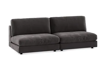 Arken Modulsoffa 3-sits Sammet - Mörkgrå - Möbler - Soffa - Modulsoffa - Komplett modulsoffa