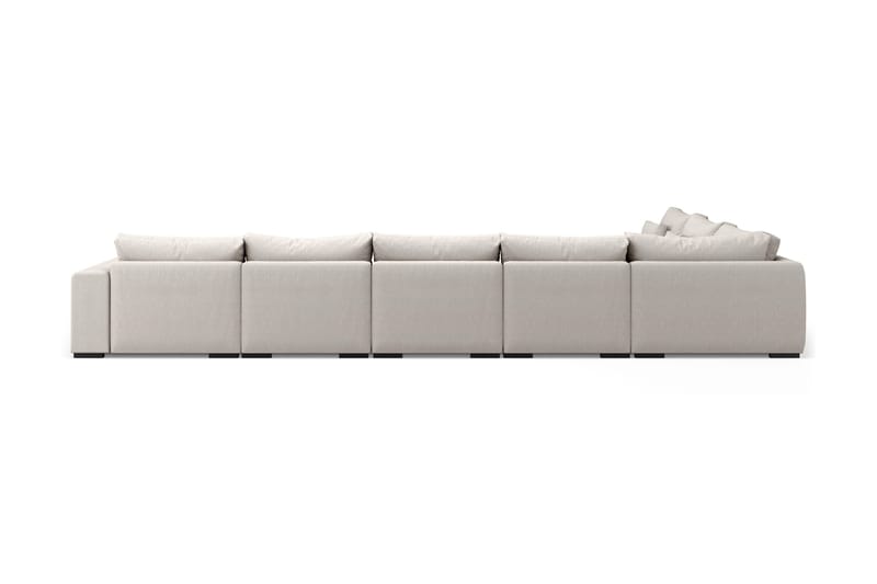 Dubai Stor U-modulsoffa Byggbar med Divan Höger Extra Djup - Ljus / Beige - Möbler - Soffa - Modulsoffa - Komplett modulsoffa