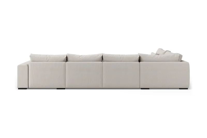 Dubai Stor U-modulsoffa med Divan Höger 432 cm - Beige - Möbler - Soffa - Modulsoffa - Komplett modulsoffa