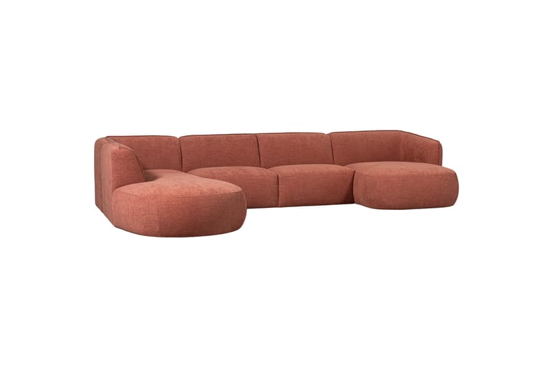 Modulsoffa More - Rosa - Komplett modulsoffa