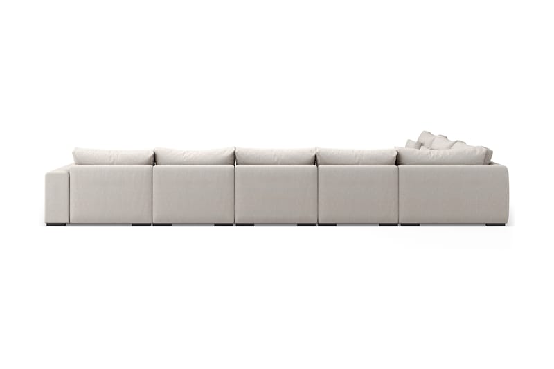 U-modulsoffa Dubai Large med Divan Höger - Beige - Möbler - Soffa - Modulsoffa - Komplett modulsoffa