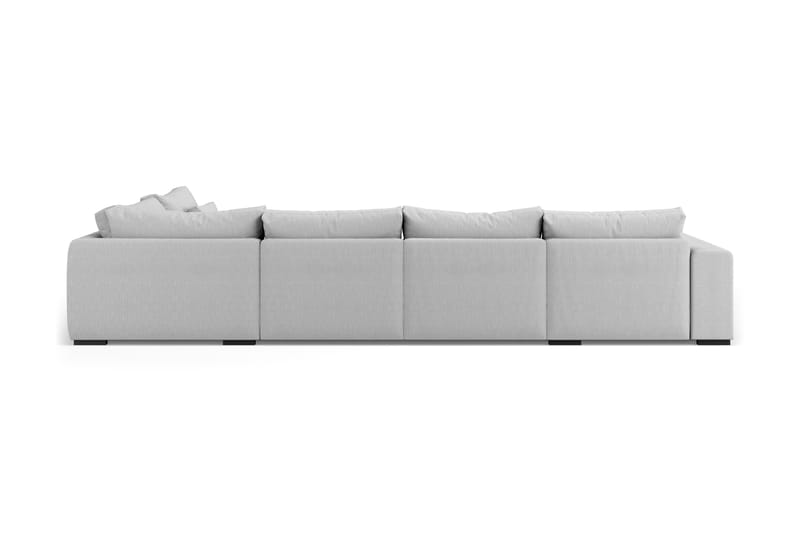 U-modulsoffa Dubai med Divan Vänster - Ljusgrå - Möbler - Soffa - Modulsoffa - Komplett modulsoffa