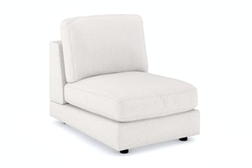 Arken 1-sits Mittmodul i Bouclé 70 cm bred - Vit - Möbler - Soffa - Modulsoffa - Mittmodul