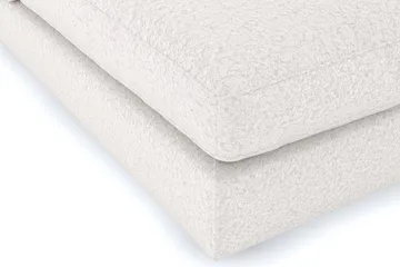 Arken 1-sits Mittmodul i Bouclé 90 cm bred - Vit - Möbler - Soffa - Modulsoffa - Mittmodul