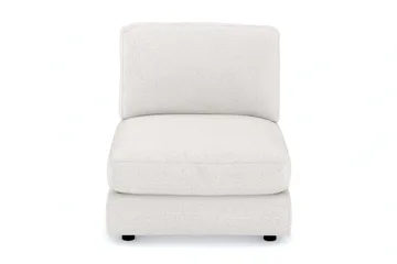 Arken 1-sits Mittmodul i Bouclé 90 cm bred - Vit - Möbler - Soffa - Modulsoffa - Mittmodul