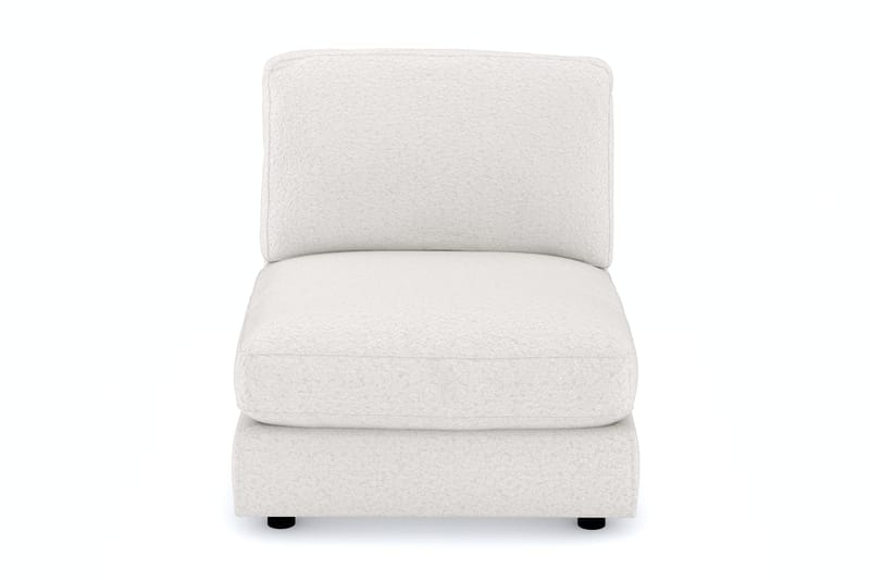 Arken 1-sits Mittmodul i Bouclé 90 cm bred - Vit - Möbler - Soffa - Modulsoffa - Mittmodul