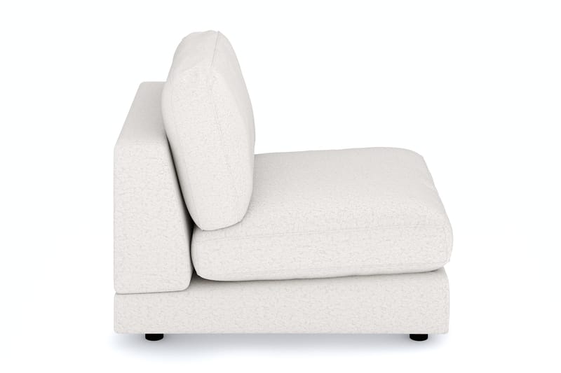 Arken 1-sits Mittmodul i Bouclé 90 cm bred - Vit - Möbler - Soffa - Modulsoffa - Mittmodul