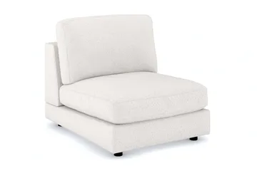 Arken 1-sits Mittmodul i Bouclé 90 cm bred - Vit - Möbler - Soffa - Modulsoffa - Mittmodul