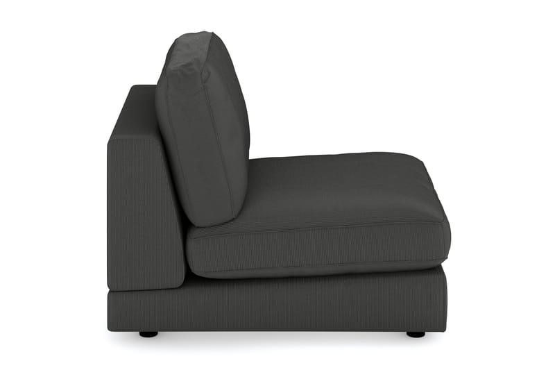 Arken 1-sits Mittmodul i Manchester 70 cm bred - Mörkgrå - Möbler - Soffa - Modulsoffa - Mittmodul