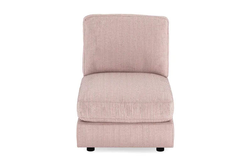 Arken 1-sits Mittmodul i Manchester 70 cm bred - Rosa - Möbler - Soffa - Modulsoffa - Mittmodul