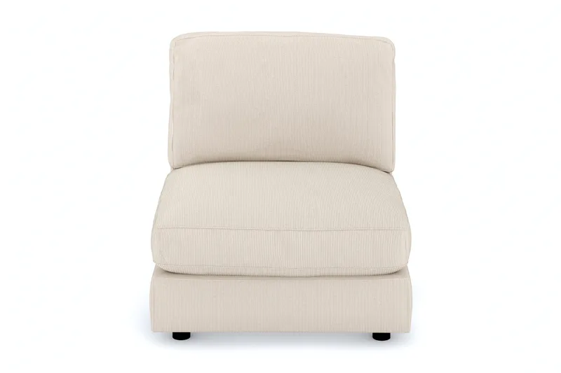 Arken 1-sits Mittmodul i Manchester 90 cm bred - Beige - Möbler - Soffa - Modulsoffa - Mittmodul