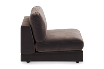 Arken 1-sits Mittmodul i Sammet 70 cm bred - Brun - Möbler - Soffa - Modulsoffa - Mittmodul