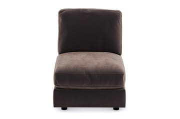 Arken 1-sits Mittmodul i Sammet 70 cm bred - Brun - Möbler - Soffa - Modulsoffa - Mittmodul