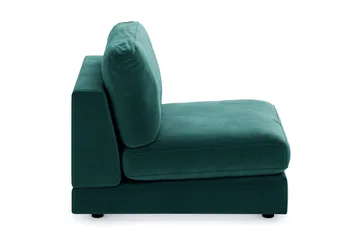 Arken 1-sits Mittmodul i Sammet 70 cm bred - Grön - Möbler - Soffa - Modulsoffa - Mittmodul